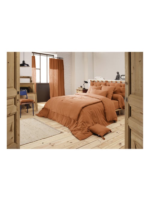 Taie de traversin - L'effet papillon - 100% gaze de coton 125 gr/m² - Kiabi Taie de traversin - L'effet papillon - 100% gaze de coton 125 gr/m² - Kiabi