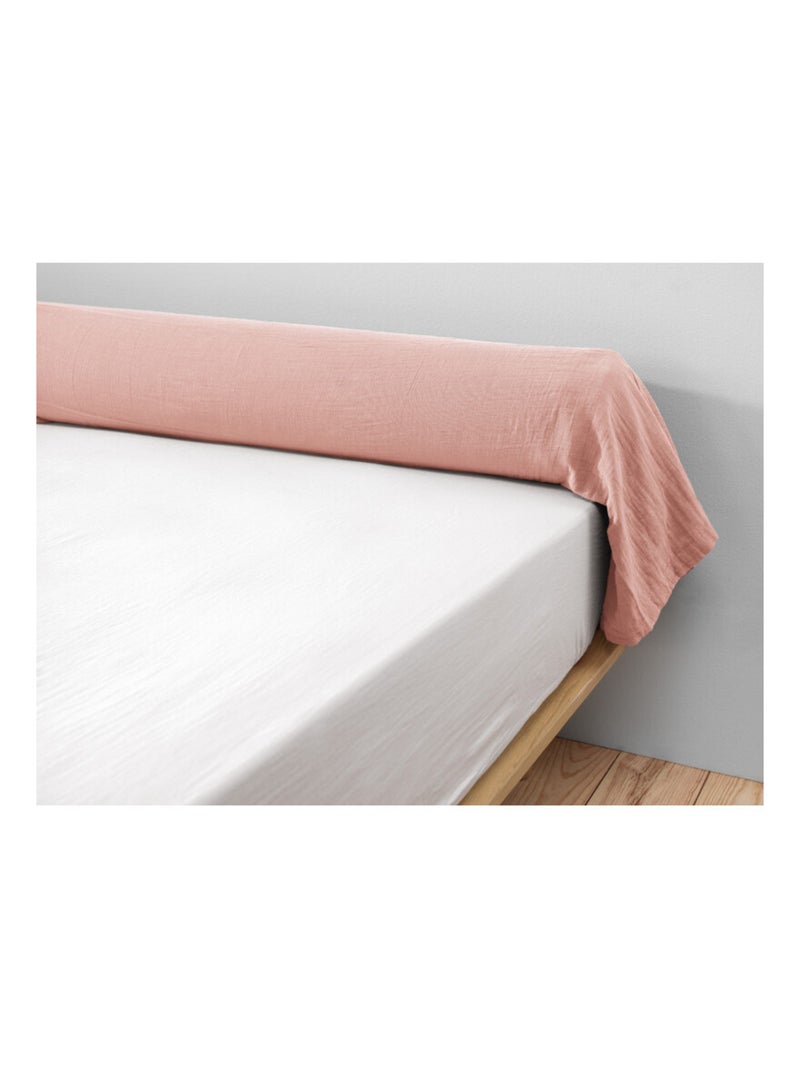 Taie de traversin - L'effet papillon - 100% gaze de coton 125 gr/m² Peche - Kiabi