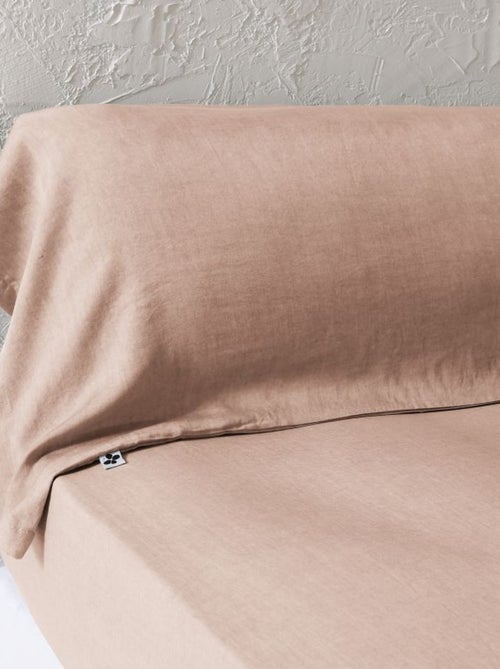 Taie de traversin - L'effet papillon - 100% Lyocell (Tencel lavé ) - Kiabi