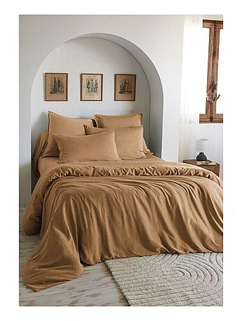 Taie de traversin - L'effet papillon - 100% Lyocell (Tencel lavé )