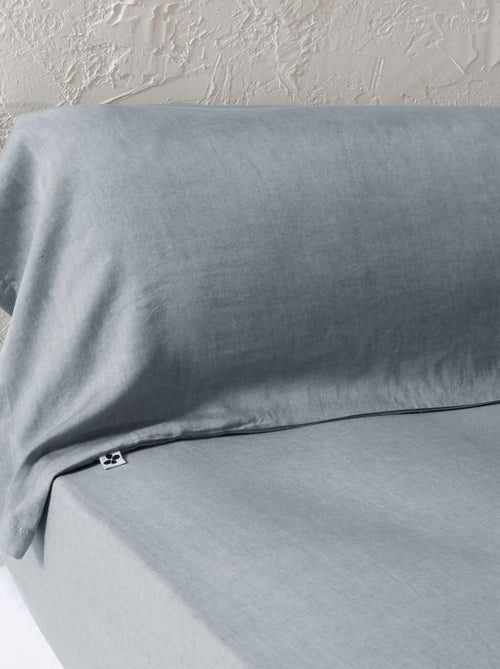 Taie de traversin - L'effet papillon - 100% Lyocell (Tencel lavé ) - Kiabi