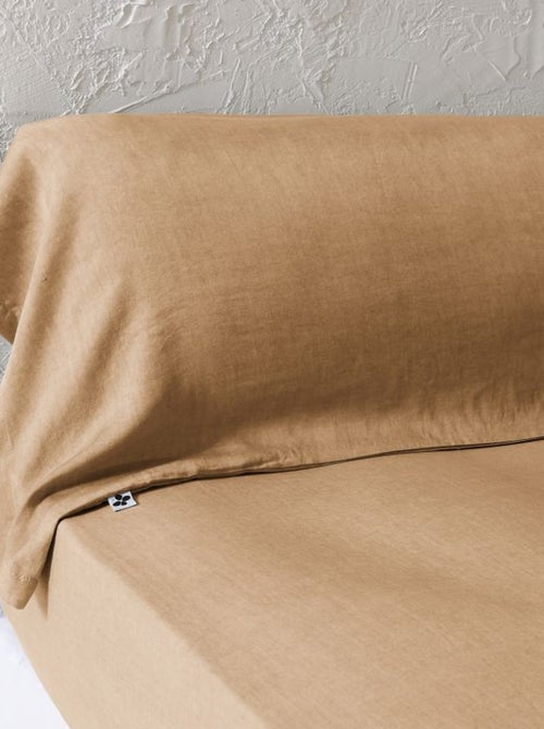 Taie de traversin - L'effet papillon - 100% Lyocell (Tencel lavé ) - Kiabi