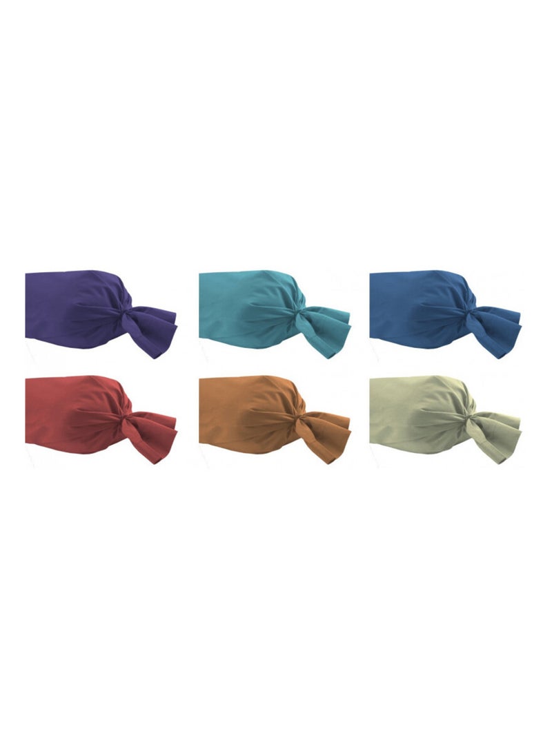 Taie de traversin - Univers Décor - 100 % Coton 57 Fils/cm² Prune - Kiabi