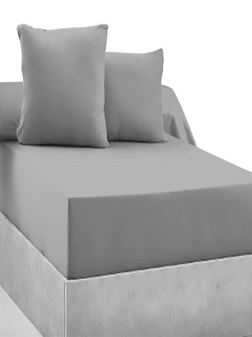 Taie de Traversin 45 x 185 cm - Gris - Kiabi