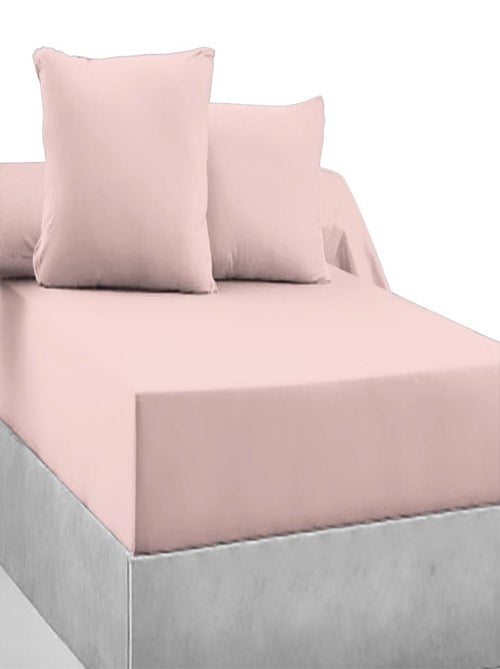 Taie de Traversin 45 x 185 cm - Rose poudré - Kiabi