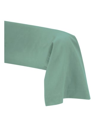 Taie de Traversin 45 x 185 cm -  Vert tilleul - 100% coton 57 Fils