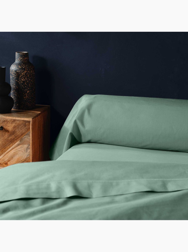 Taie de traversin 85 x 185 cm Couleur emotion sauge Vert clair - Kiabi