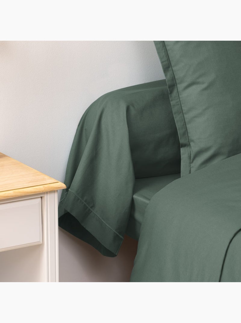 Taie de traversin 85 x 185 cm Horizon Celadon Vert d'eau - Kiabi