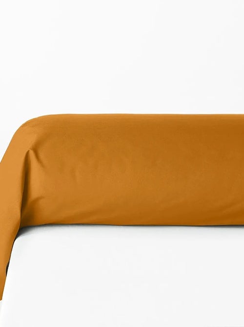Taie de traversin 85 x 185 cm Horizon Jaune cumin - Kiabi