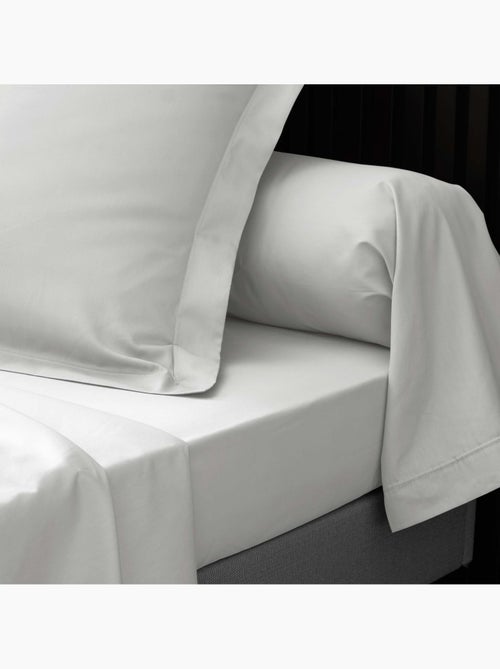 Taie de traversin 85 x 185 cm Percale de coton blanc - Kiabi