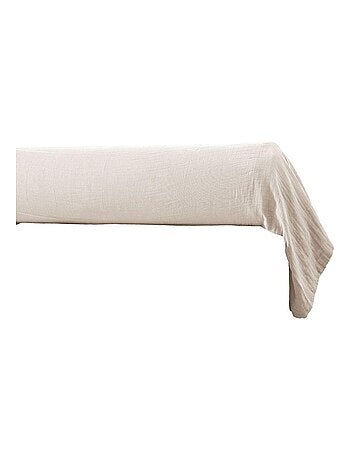 Taie de traversin 85x185 en double Gaze de coton