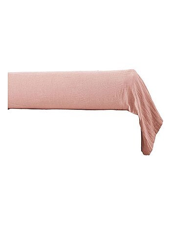 Taie de traversin 85x185 en double Gaze de coton