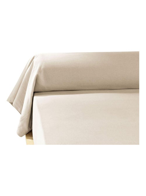 Taie de Traversin 85x185 en Flanelle de Coton - Kiabi