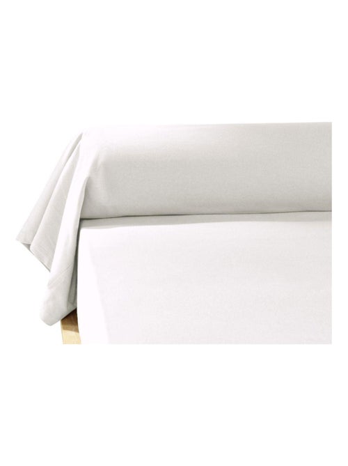 Taie de Traversin 85x185 en Flanelle de Coton - Kiabi