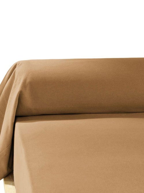 Taie de Traversin 85x185 en Flanelle de Coton - Kiabi