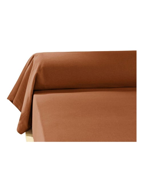 Taie de Traversin 85x185 en Flanelle de Coton - Kiabi