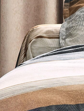 Taie de traversin au style graphique et masculin