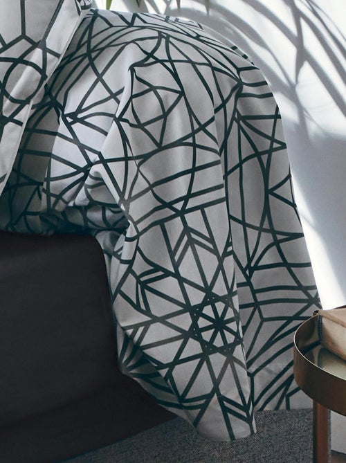 Taie de traversin aux motifs floraux et graphiques - Kiabi
