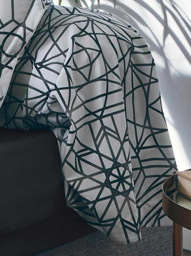Taie de traversin aux motifs floraux et graphiques Blanc - Kiabi