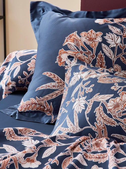 taie de traversin BOTANIC Nuit - Kiabi