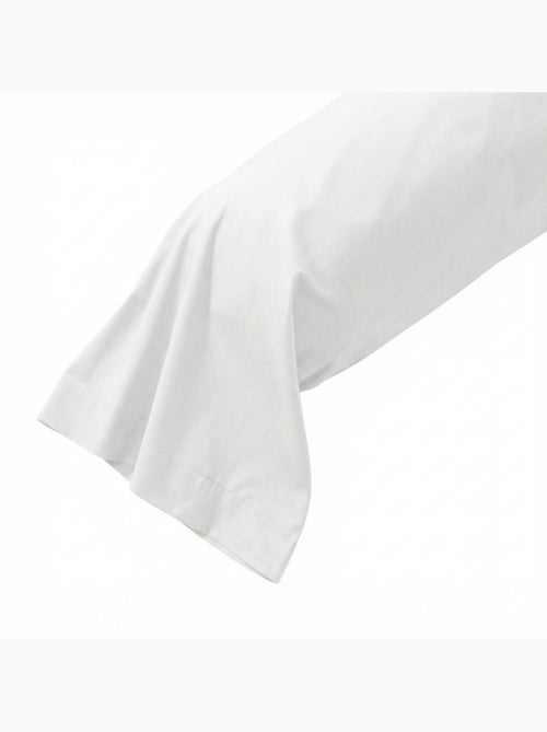 Taie de traversin coton percale - Kiabi