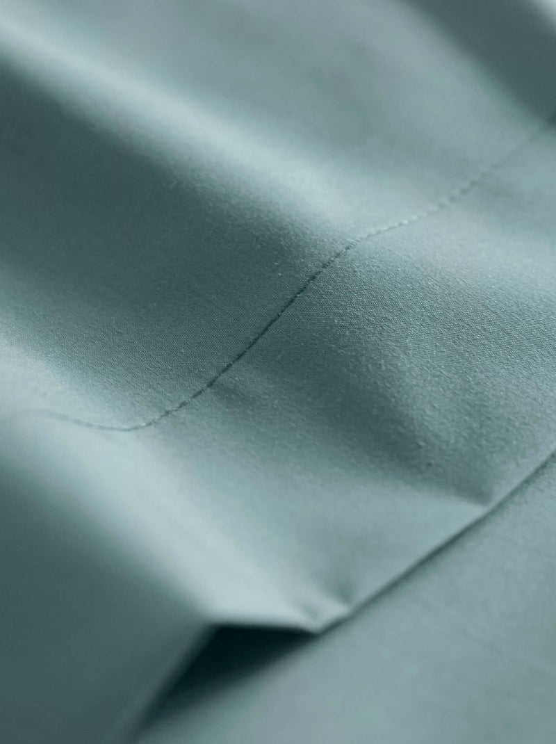 Taie de traversin coton percale Bleu - Kiabi