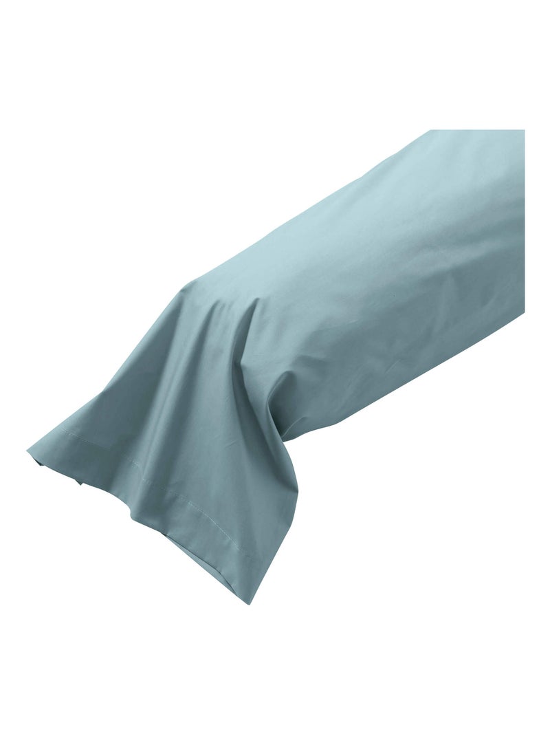 Taie de traversin coton percale Bleu - Kiabi