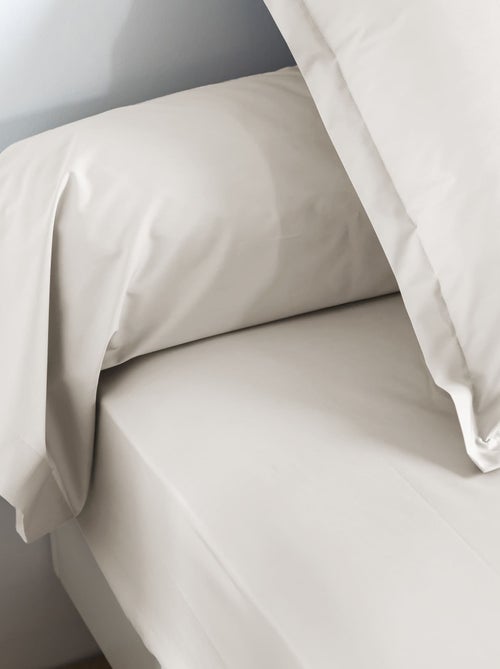 Taie de traversin coton percale - Kiabi