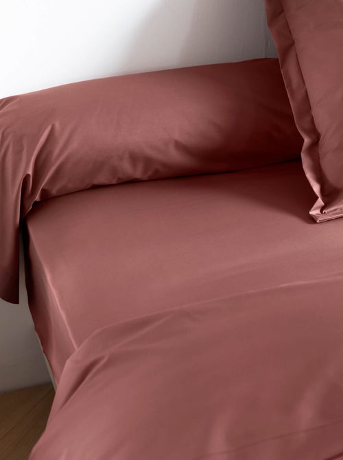 Taie de traversin coton percale - Kiabi