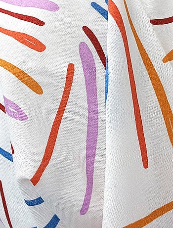 Taie de traversin coton PERROQUET