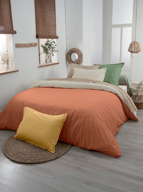 Taie de traversin en 100% coton biologique - Kiabi