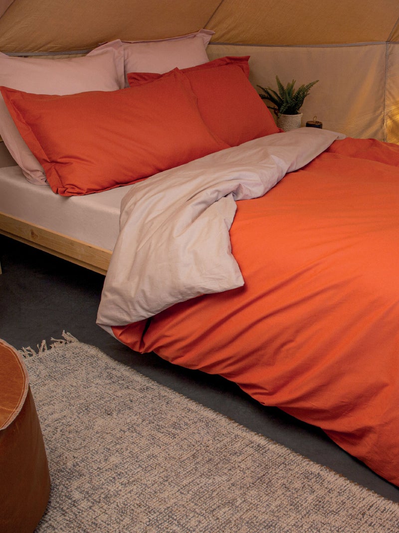 Taie de traversin en 100% coton Gris tourterelle - Kiabi