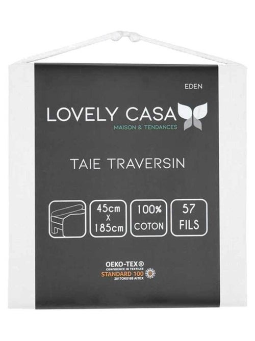 Taie de traversin en coton - Kiabi