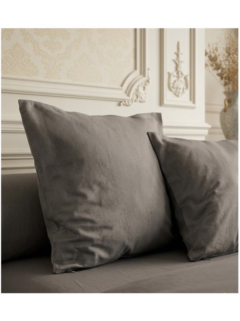 Taie de traversin en coton Eden Beige clair - Kiabi