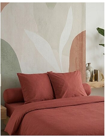 Taie de traversin en coton Eden