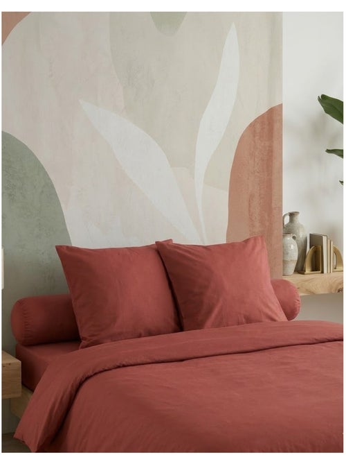 Taie de traversin en coton Eden - Kiabi