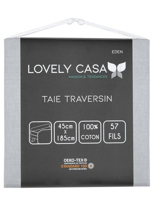 Taie de traversin en coton - Kiabi