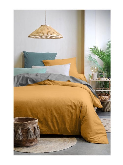 Taie de traversin en coton Panorama - Kiabi