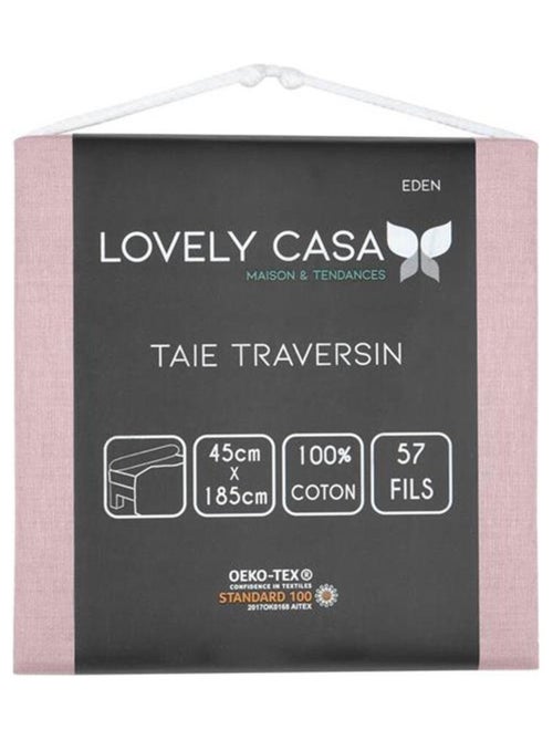 Taie de traversin en coton - Kiabi