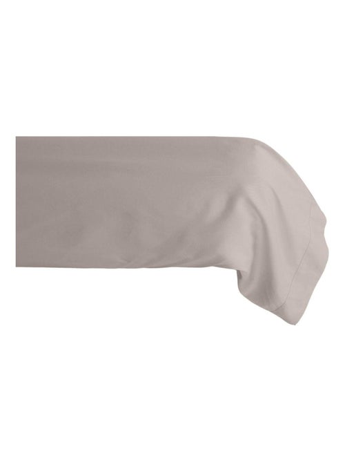 Taie de traversin en percale de coton 80 fils - Kiabi