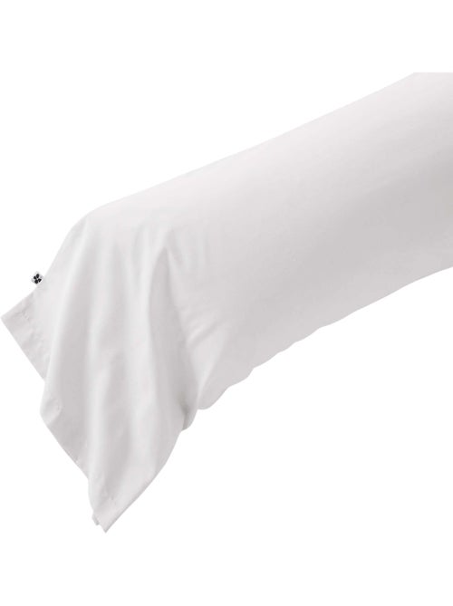 Taie de traversin en percale de coton perrine - Kiabi