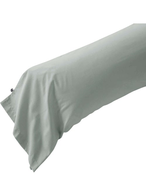Taie de traversin en percale de coton perrine - Kiabi