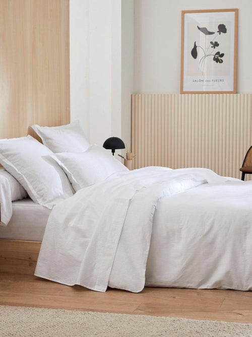 Taie de traversin esprit grand hôtel - Kiabi