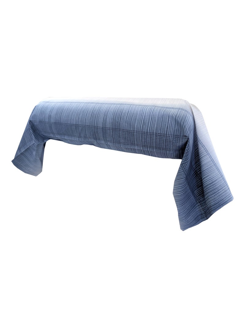 Taie de traversin ESTEBAN Blanc Bleu - Kiabi