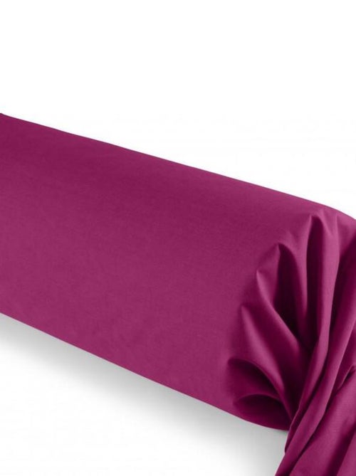 Taie De Traversin Fushia 45 X 185 Cm / 100% Coton / 57 Fils/cm² - Kiabi