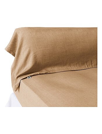Taie de traversin lyocell uni Collection Lysandre