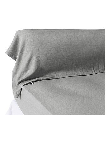 Taie de traversin lyocell uni Collection Lysandre