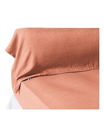 Taie de traversin lyocell uni Collection Lysandre