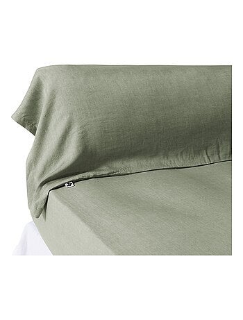 Taie de traversin lyocell uni Collection Lysandre