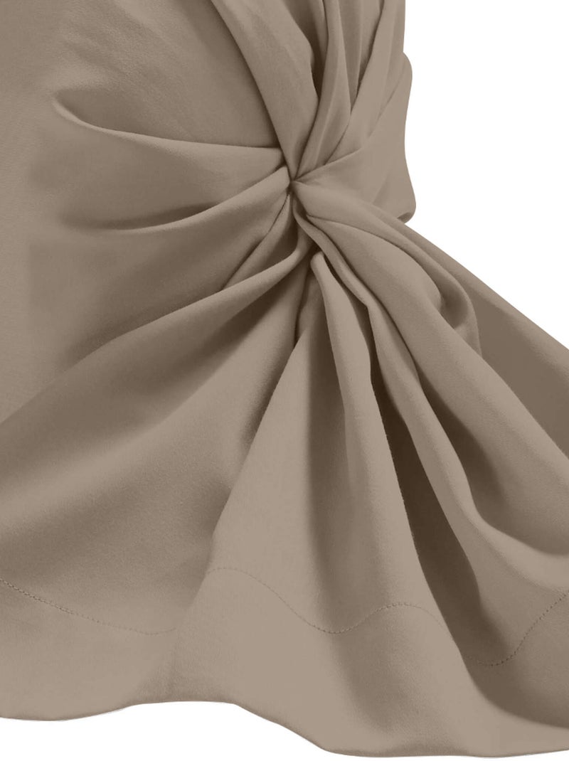 Taie de traversin made in France Marron - Kiabi